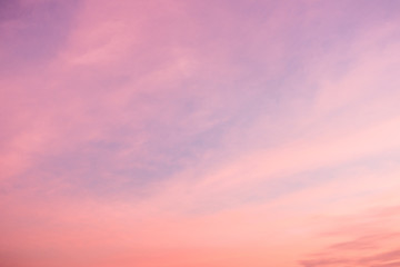 bright orange sky and cloud and light of the sun set