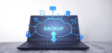 Data Backup. Cloud Download. Internet, Technology