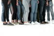 cropped image of a group of young people standing together