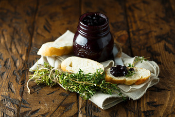 Sticker - Homemade berry jam with thyme