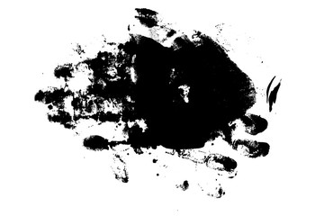 Abstract black and white color, design grunge ink splash banner.