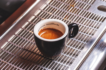 Canvas Print - Cup of espresso coffee