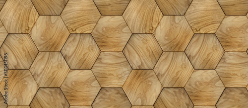 Dekoracja na wymiar  tapeta-3d-z-motywem-drewna-szesciokatne-panele-3d-z-dekorem-ze-sklejki-material-drewno-dab-wysoka-jakosc