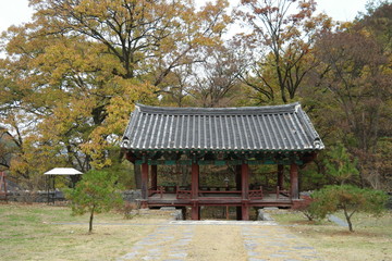 Wall Mural - Ssanggyesa Buddhist Temple of South Korea