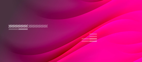 Trendy simple fluid color gradient abstract background with dynamic wave shadow line effect. Vector Illustration For Wallpaper, Banner, Background, Card, Book Illustration, landing page