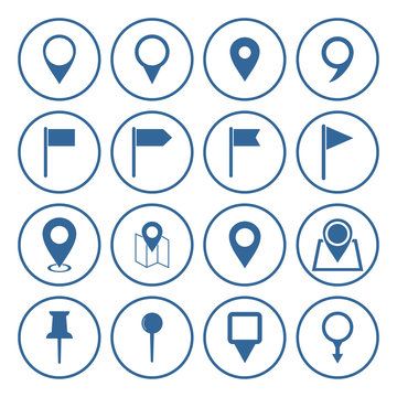 pin maps icon vector design symbol