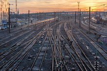 Complexe Railway Station At Sunrise 