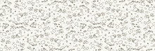 Gritty Pebble Flecks Irregular Border Texture. Random Sand Floor Marks Background. For Seamless Natural Stone Grit Edging Trim Mottled Monochrome Organic For Irregular Speckle Banner In Vector EPS10