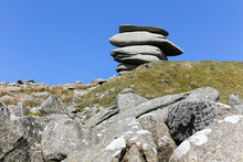 The Cheesewring.  A Granite Tor Rock Stack In Cornwall Near The Village Of Minions 