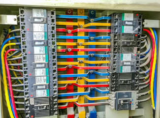 circuit breakers were installed in steel main contribution board