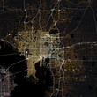 Map Tampa city. Florida