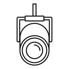 Poster - concert spotlight icon. outline concert spotlight vector icon for web design isolated on white backg