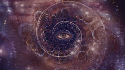 Wall Mural - all seeing eye