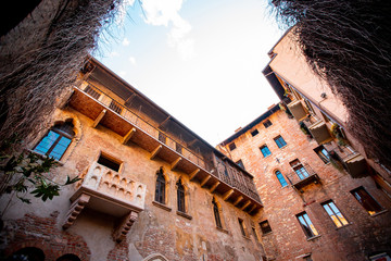 Juliet House, balcony meeting Romeo, Verona Italy