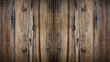 Old Brown Rustic Dark Weathered Wooden Texture - Wood Background