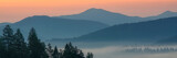 Fototapeta Niebo - Panorama Bieszczad