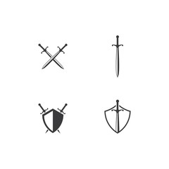 Wall Mural - Sword logo