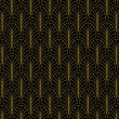 © aves - Art Deco style seamless pattern design. Pattern tile is included in the swatches panel.