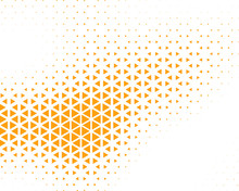 Abstract Traingle Yellow Colour Vector Pattern