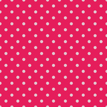 Colorful Flower And Dots Seamless Pattern Print Background Design