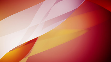 Poster - Abstract smooth colorful wavy lines.