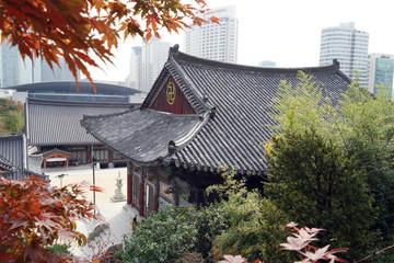 Wall Mural - Bongeunsa Buddhist Temple of South Korea