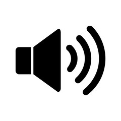 Fototapete - speaker icon vector design symbol