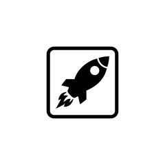 rocket icon vector design symbol