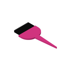 Poster - dye applicator brush makeup icon