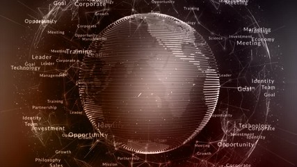 Wall Mural - information technology internet global business