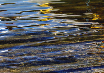 colorful abstract sea water reflection