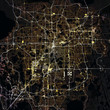 Map Orlando city. Florida. USA
