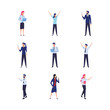 © Jemastock - avatar business men and women icon set