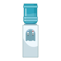 Wall Mural - water bottle dispenser icon, flat design