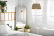 © New Africa - Modern bedroom interior with stylish large mirror
