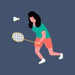 Sticker - Badminton