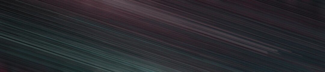 Aufkleber - wide banner image with diagonal line design and very dark blue, dim gray and dark slate gray colors and space for text or image