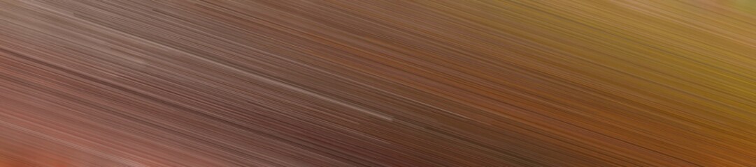 Aufkleber - wide banner image with diagonal line design and brown, peru and pastel brown colors and space for text or image