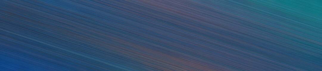 Aufkleber - wide banner graphic with diagonal line texture and dark slate gray, dim gray and teal blue colors and space for text or image