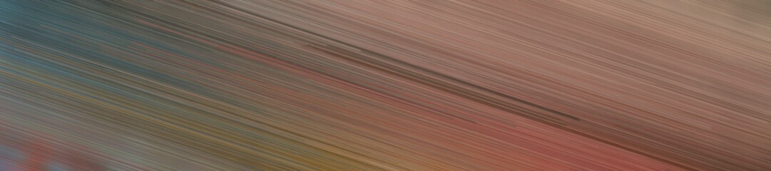 Aufkleber - wide banner background with line texture and pastel brown, dark slate gray and rosy brown colors and space for text or image