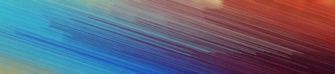 Aufkleber - wide banner graphic with digital line texture and steel blue, dark pink and indian red colors and space for text or image