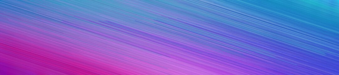 Aufkleber - wide banner background with diagonal line design and slate blue, medium orchid and steel blue colors and space for text or image