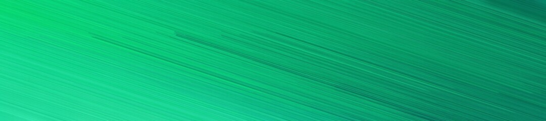 Aufkleber - wide banner background with diagonal line design and dark cyan, medium spring green and teal green colors and space for text or image