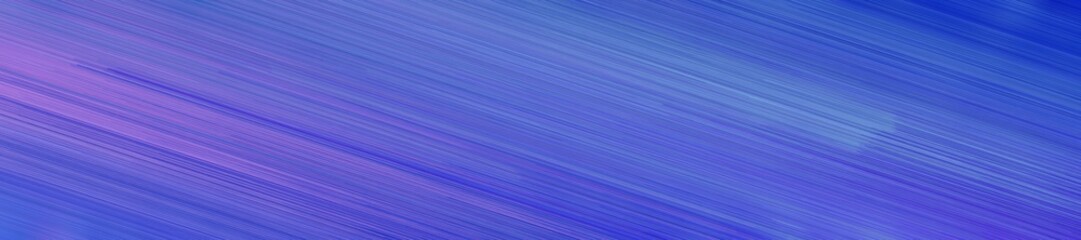 Aufkleber - wide banner background with line texture and slate blue, medium purple and medium slate blue colors and space for text or image