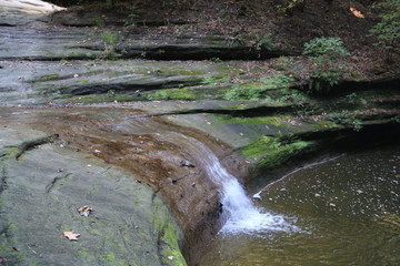 Wall Mural - Nature Hike with Waterfall