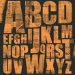 © Jumpingsack - Grunge Scratch Type Font, Hand Drawing Typography Collection. Vector Illustration.