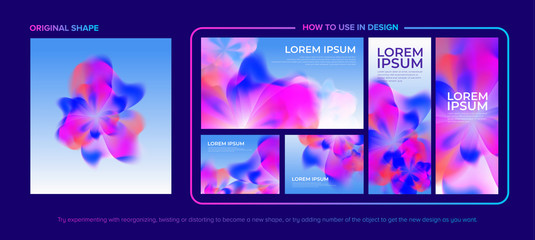 Poster - Abstract Shape with Design Pack
