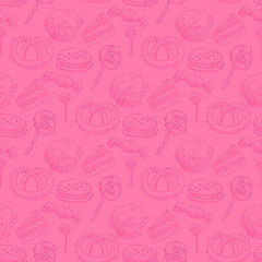 Wall Mural - Sweets vector set