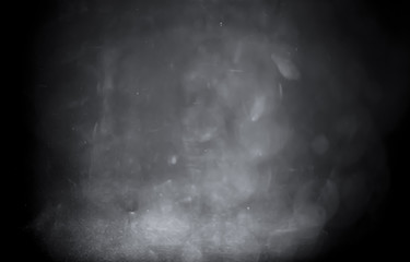 Abstract texture white dark mist fog in black background