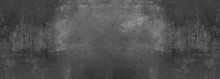 Black Grey Anthracite Stone Concrete Texture Background Panorama Banner Long